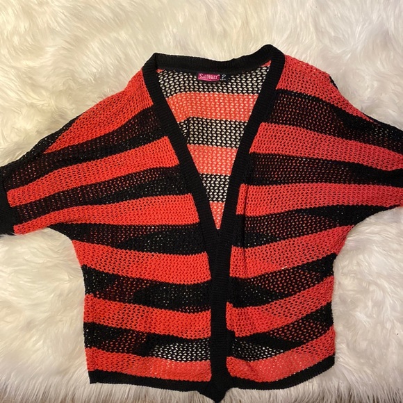 Say What U.SA crochet womens sweater size small - Picture 1 of 4